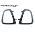 FIAT 500 Tail Light Trim Kit in Carbon Fiber by Feroce - European Model